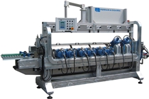 MLZ-Belt machine for continuous polishing, beveling of boards of marble, granite