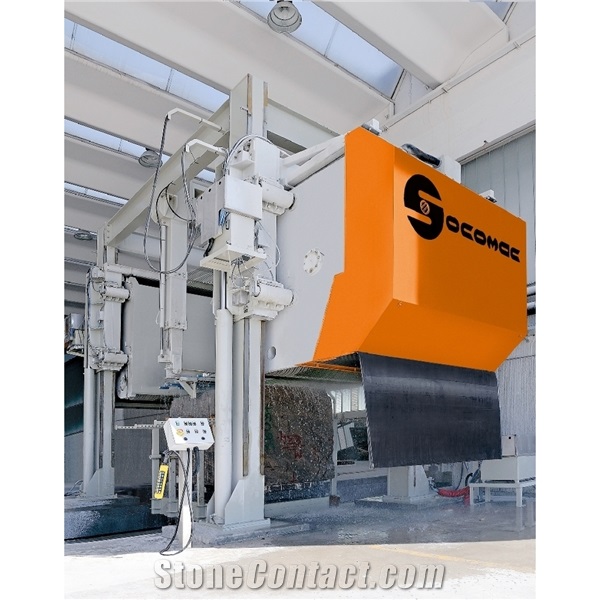 Socomac-70 LINA- MODEL.70W L2000 Multi Wire Saw Block Cutting Machine
