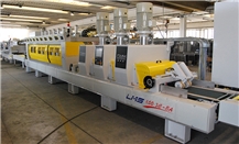 LMS 650- 1C+2A/1C+8A Automatic Calibration and Polishing Lines for Marble Strips and Tiles