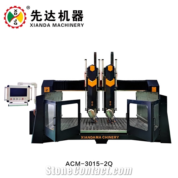 4 Axis Arc Slab & Column Carving Machine (TERRY) ACM-2515 ACM-3015-2X / ACM-3015-2Q