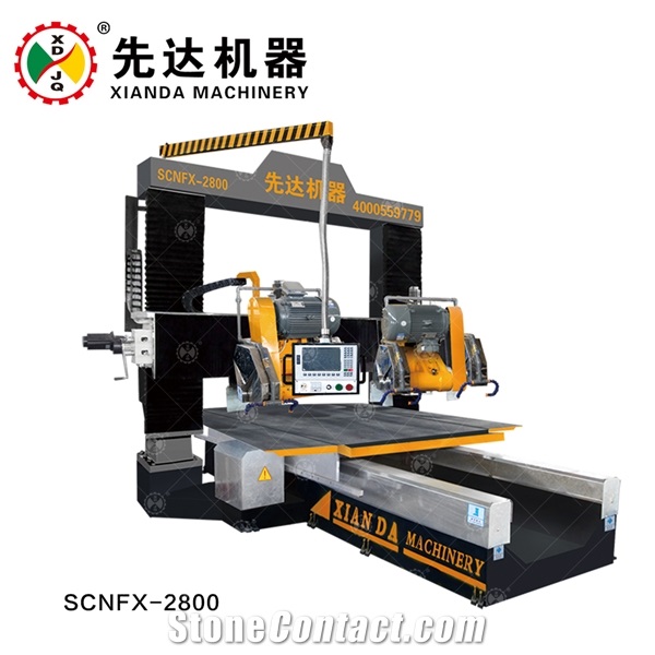 Linear Stone Profiling Machine Gantry Lifting PLC CNC 