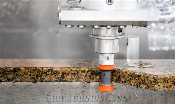Prussiani TORNADO- 3 axis CNC sink hole, cutting and polishing machine