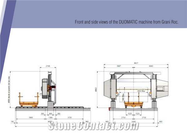 DUOMATIC Multiwire Machine for Block Cutting