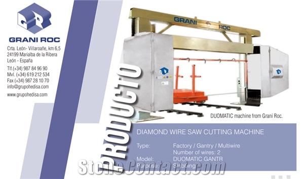 DUOMATIC Multiwire Machine for Block Cutting