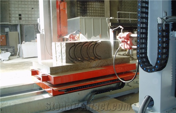 PBO 5 Axes CNC Diamond Wire Saw Profiling Machine 