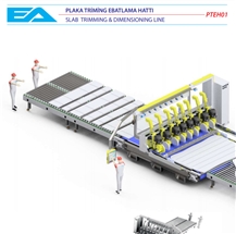 PTEH01 Slab Trimming Machine, Multi Disc Cutting Machine and Dimensioning Line