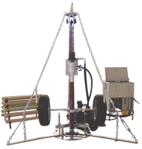 HOSM 150 ELECTRICALLY AUTOMATIC AIRED VERTICAL - HORIZONTAL MARBLE DRILLING MACHINE