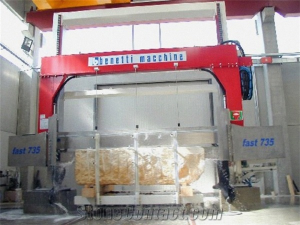 Benetti Fast 735 Diamond Belt Stationary Machine for marble and soft stones
