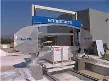 Benetti Fast 736 Diamond belt saw for trimming of blocks