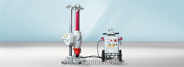 HDM 025 Hydraulic Quarry Drillers with electric rotation and hydraulic feeding system