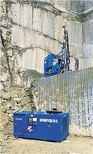 Tempest 100VH hydraulic block cutter electrically powered vertical and horizontal drilling