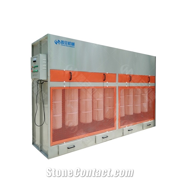 Automatical Dry type dust collector Booths Dry type dust extractor system Dry suction wall Granite Quartzite Engineered Marble Dust Collectors