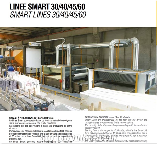 SMART LINES 30/40/45/60 Customized Resin Line with Combined Static Storehouse