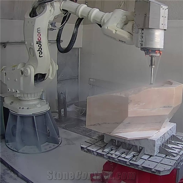 Scultorob 7 axis robotic system for milling and turning operations