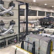 PILOT – Resin Line Multi-level Ovens with Inserter for Drying and Catalysis of Slabs, Tiles