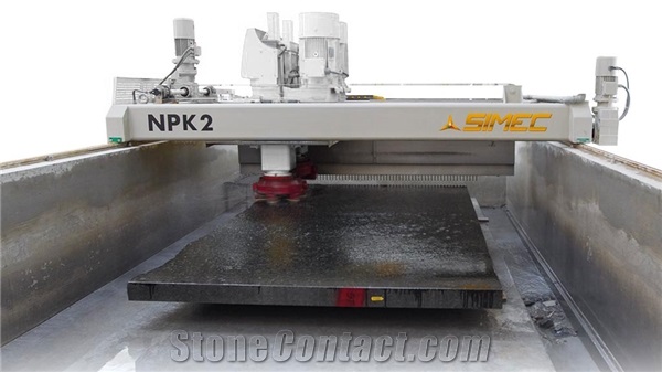 SIMEC NPK1-NPK2 Polishing Machine for Marble or Granite Slabs with One Head