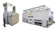 Simec Resin Line CUG 2200 and COMP 2200 Accumulating Systems
