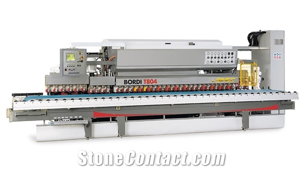 Simec BORDI T804 Automatic Edge Polishing Machine for Obtaining Bullnosed, Inclined and Flat Profiles of Marble, Granite and Agglomerated Marble