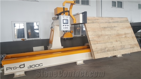 PRO-D 3000 Full Automatic 3 Axis PLC Edge Trimming - Cutting Machine with Hydraulic  Work Table