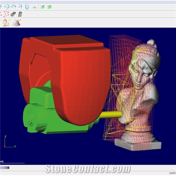 Taglio 3DJ CAD/CAM software for CNC stone working centers