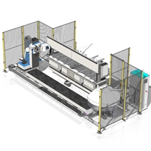 T658 CNC Multipurpose Edge Profiling and Polishing Center with Automatic Loader