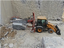 Backhoe Chain Saw Block Squaring Machine