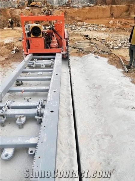Rail Type Chain Saw Machine for Marble Quarry
