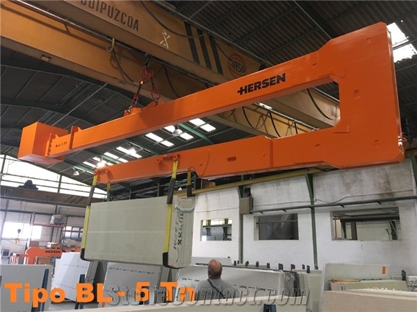 50183 B/BL Jib Arm Crane for Loading and Unloading Slabs in Closed Containers