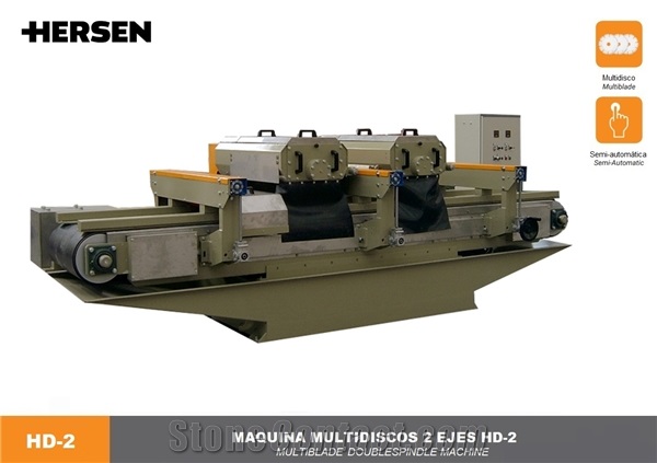 HD-2 Cutting machine multidisc with two axis, Multi-Blade Cross-Cutter, Trimming Machine