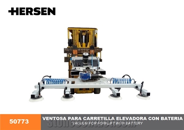 Hersen 50773 Vacuum for forklift with battery