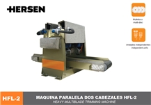 HFL-2 Parallel Cutting Machine with Two Heads- Trimming Machine