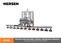 Ref.50785 VACUUM LIFTER FOR HANDLING STONE STRIPS FROM BLOCK CUTTING MACHINES