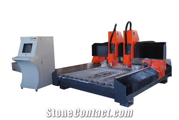 4 Spindles 3D Stone Engraving, Lettering, Etching Machine
