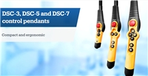 DSC-3, DSC-5 and DSC-7 control pendants for operation of chain hoists