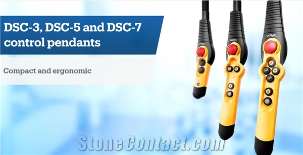 DSC-3, DSC-5 and DSC-7 control pendants for operation of chain hoists