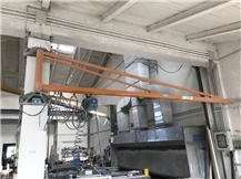 Used Jib Arm Wall Crane - Version Shelf-Ref. 1380