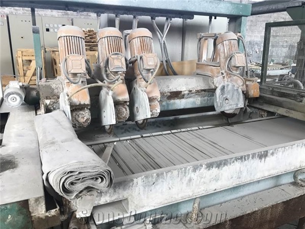Polishing machine for Breton marble slabs
