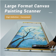 Rail Type Calligraphy and Canvas Painting Scanner