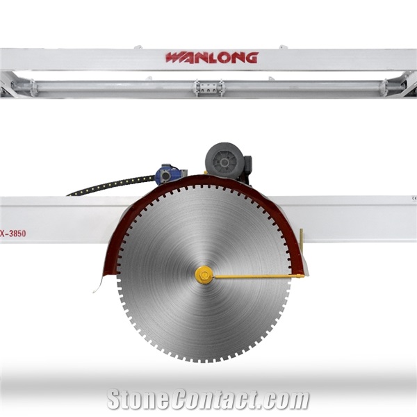 Wanlong LMX3850 block squaring cutter for granite Bridge Saw Machine