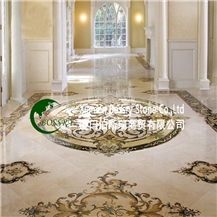 flower waterjet marble designs floor medallion pattern tiles for villa lobby hotel projects 2017