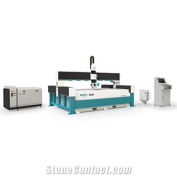 4020 ac5 axis waterjet cutting machine with 60000psi direct drive pump