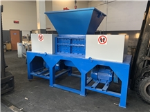 Glass crushing production plant
