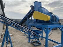 Scrap crushing / grinding plant