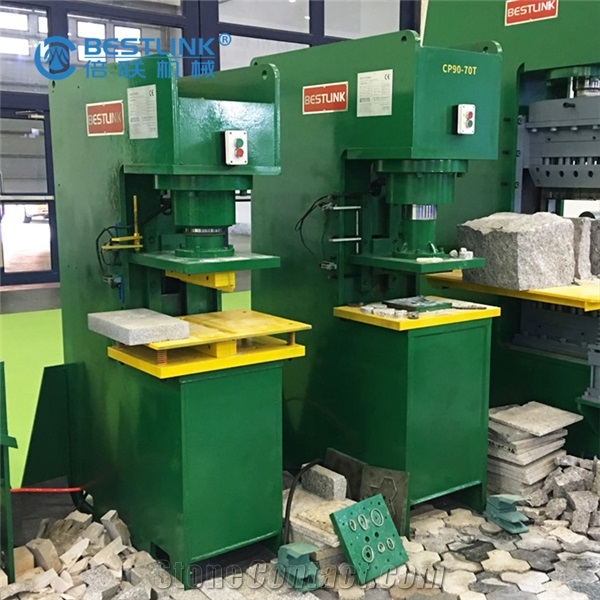 Stone Splitter/Cutting Machine for Pressing Cobble Pavers - Stone Stamping Machine