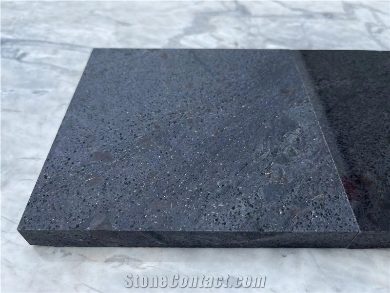 Black quartzite natural quartzite Galaxy Oro slabs tiles