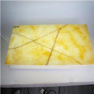 Alabaster Sheet for Wall Decors, Artificial Onyx stone