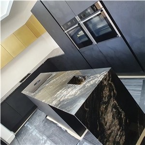 Tropical Storm Granite Kitchen Countertop