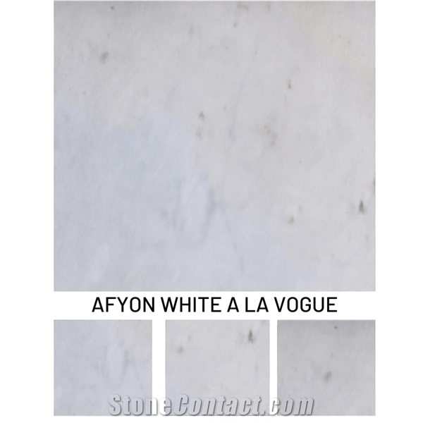 Afyon White A La Vogue Marble-Turkish White Marble