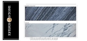Zebra Black Marble-Milas Lilac Medium Marble