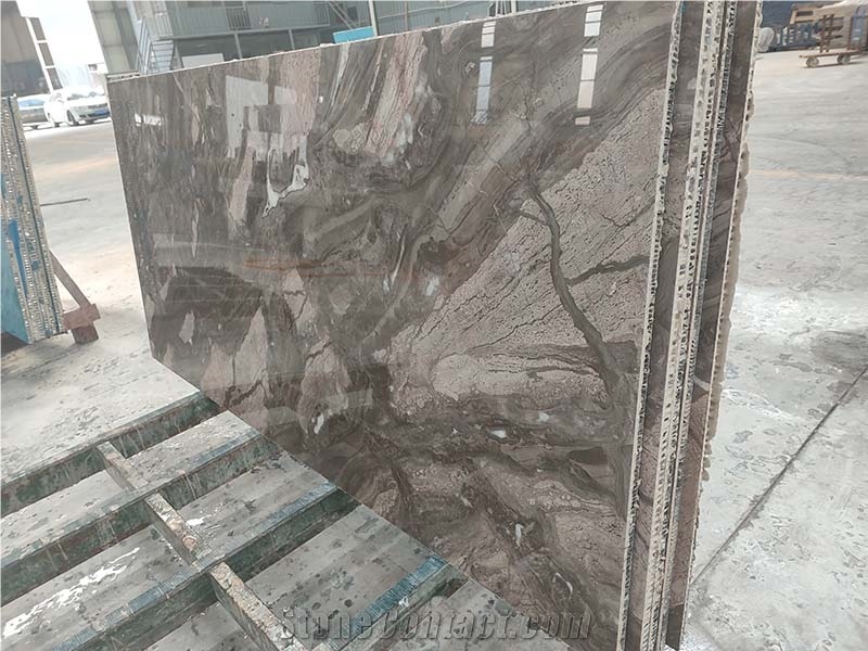 Venice Brown Marble Composite Aluminum Honeycomb Panel